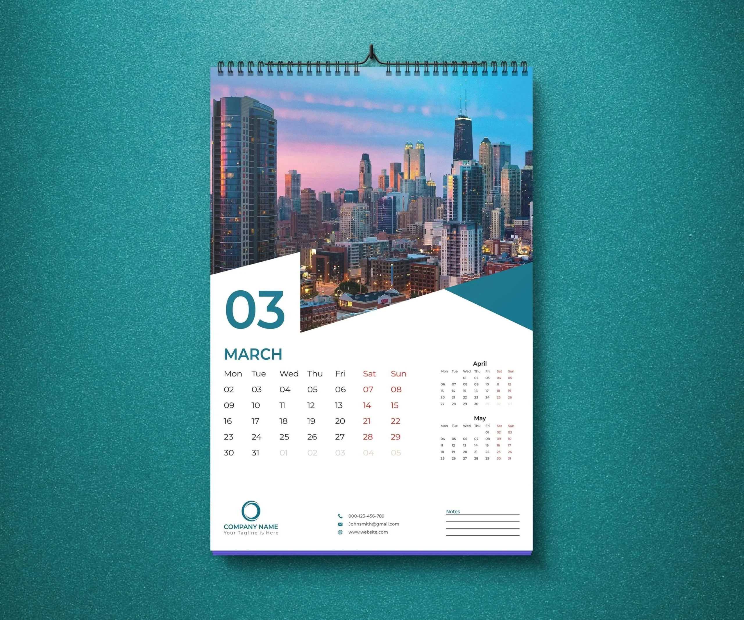 Разработка дизайна календарей